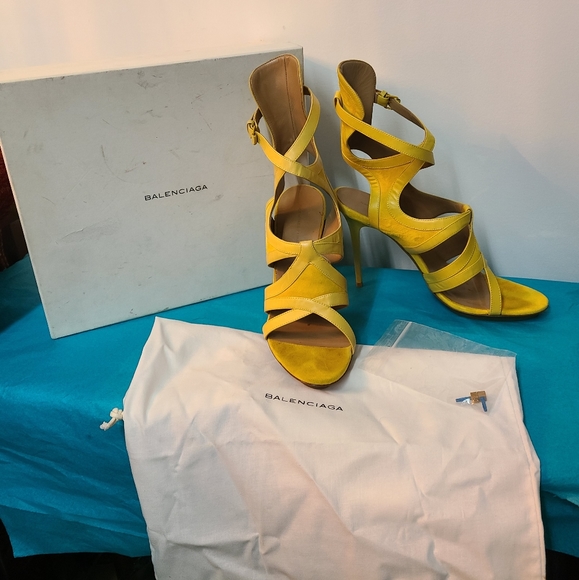 Balenciaga Shoes - Balenciaga Leather Heels